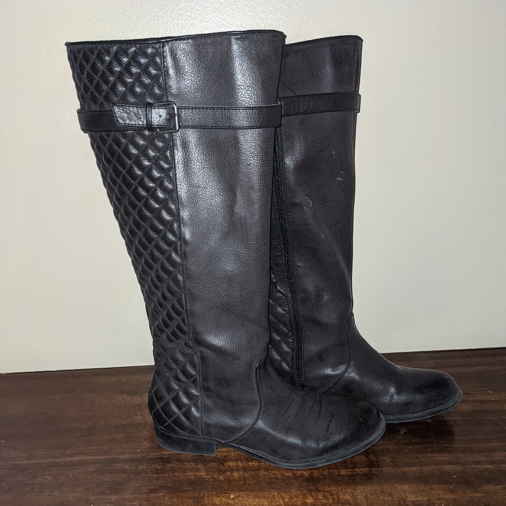 Lane Bryant wide calf riding boots